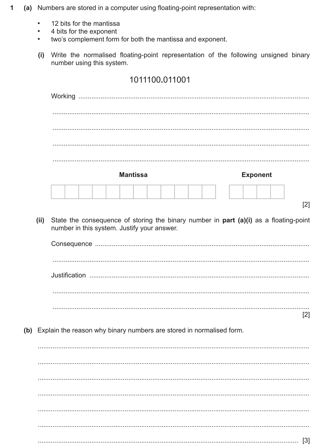 9618/31/O/N/21 question 1