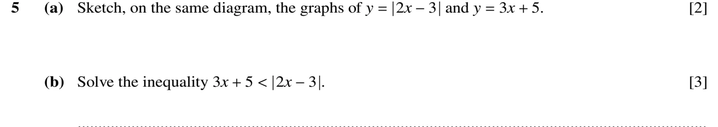 9709/22/M/J/20 question 5