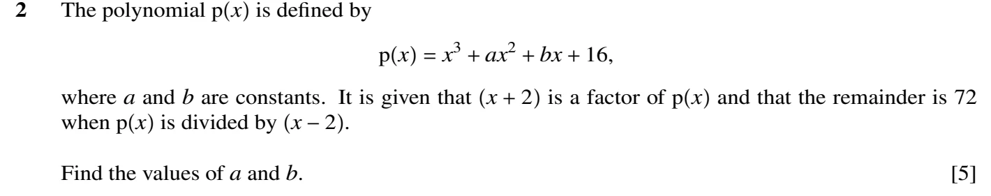 9709/21/O/N/20 question 2