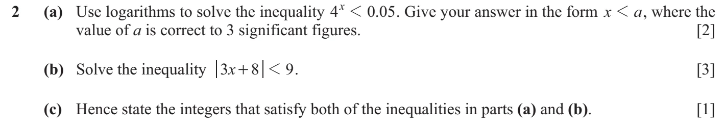 9709/21/M/J/25 question 2