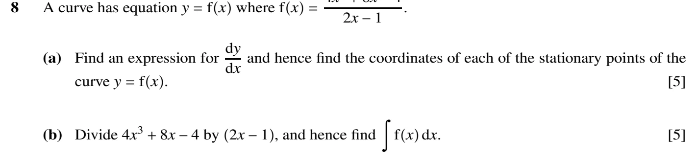 9709/23/O/N/20 question 8