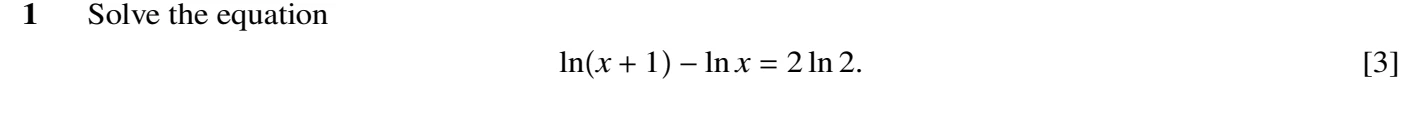 9709/21/M/J/20 question 1