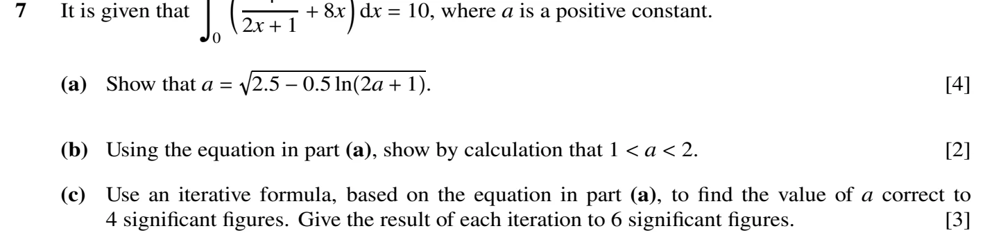 9709/23/M/J/20 question 7