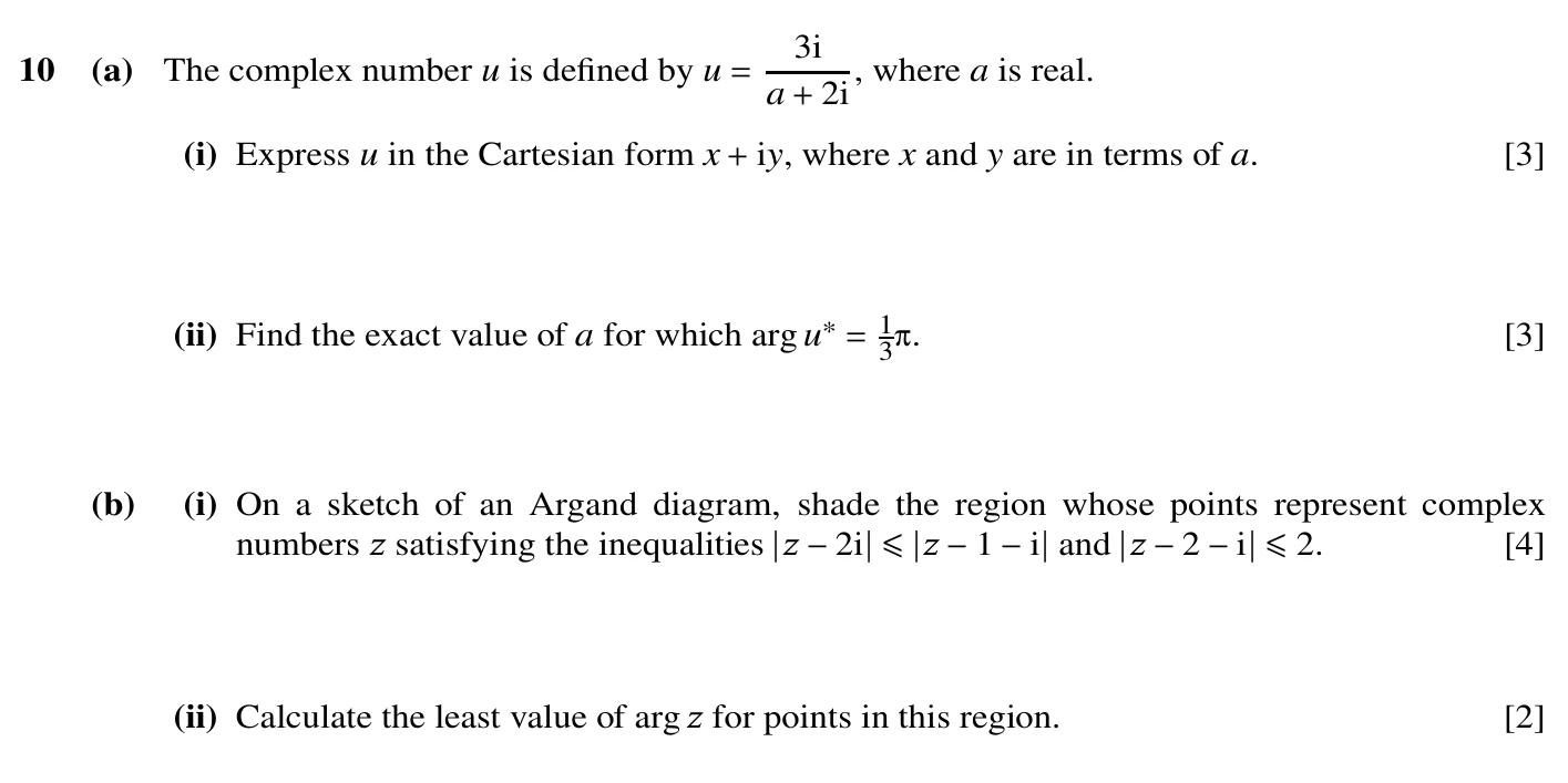 9709/31/M/J/20 question 10