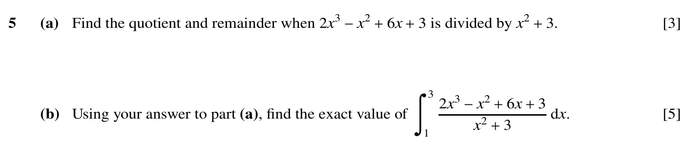 9709/31/M/J/20 question 5
