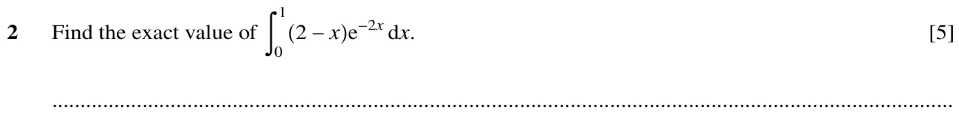 9709/33/M/J/20 question 2