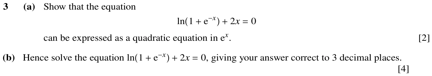 9709/33/M/J/20 question 3