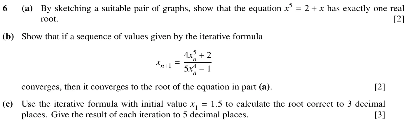 9709/33/M/J/20 question 6