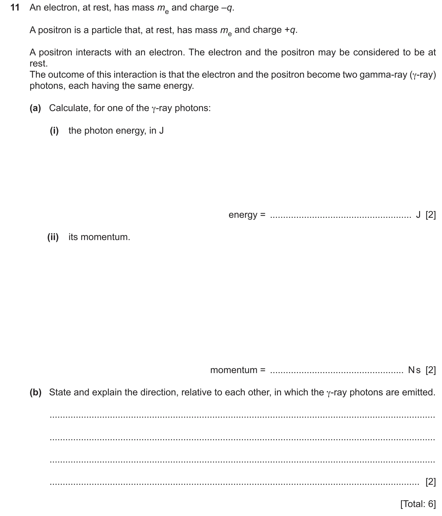 9702/43/M/J/20 question 11