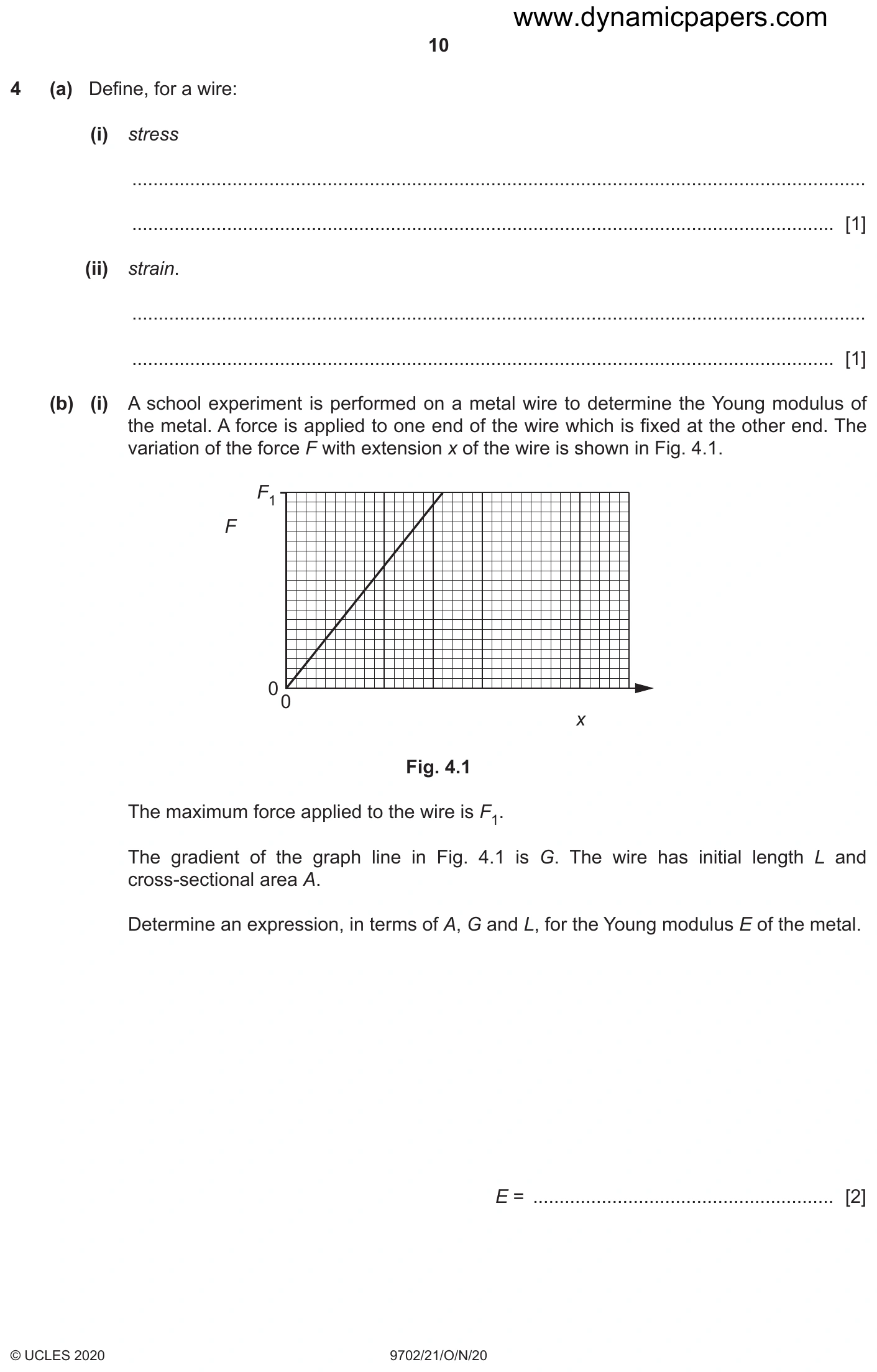 9702/21/O/N/20 question 4