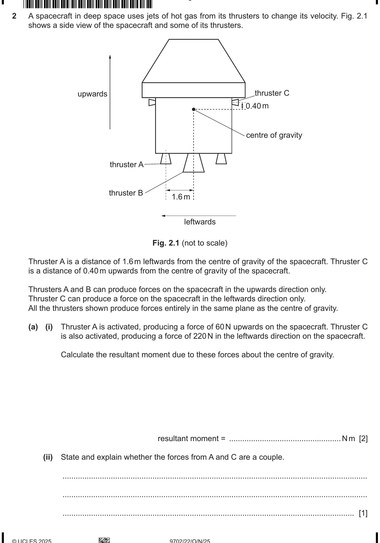 9702/22/O/N/25 question 2