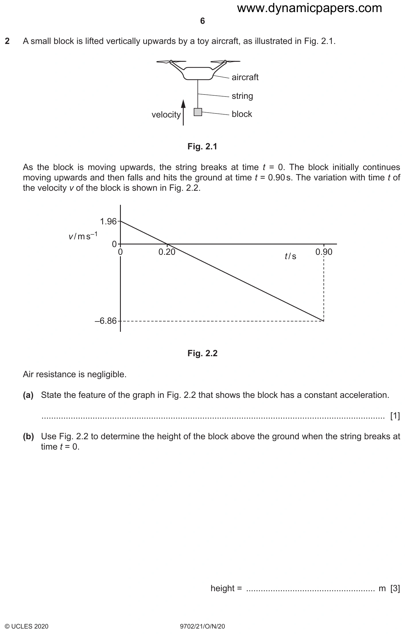 9702/21/O/N/20 question 2