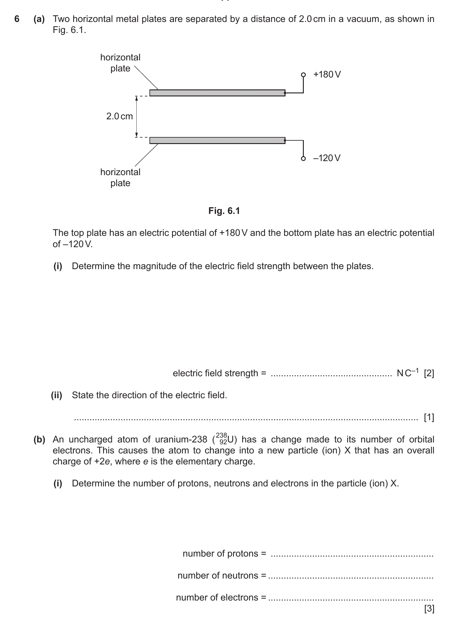 9702/21/M/J/20 question 6