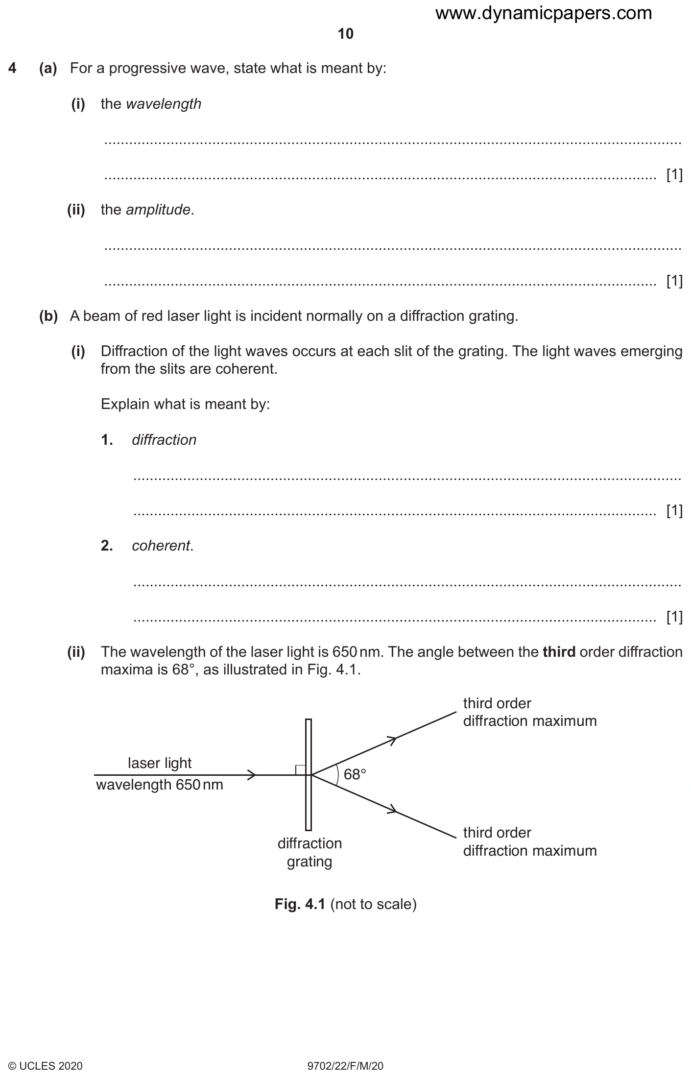 9702/22/F/M/20 question 4