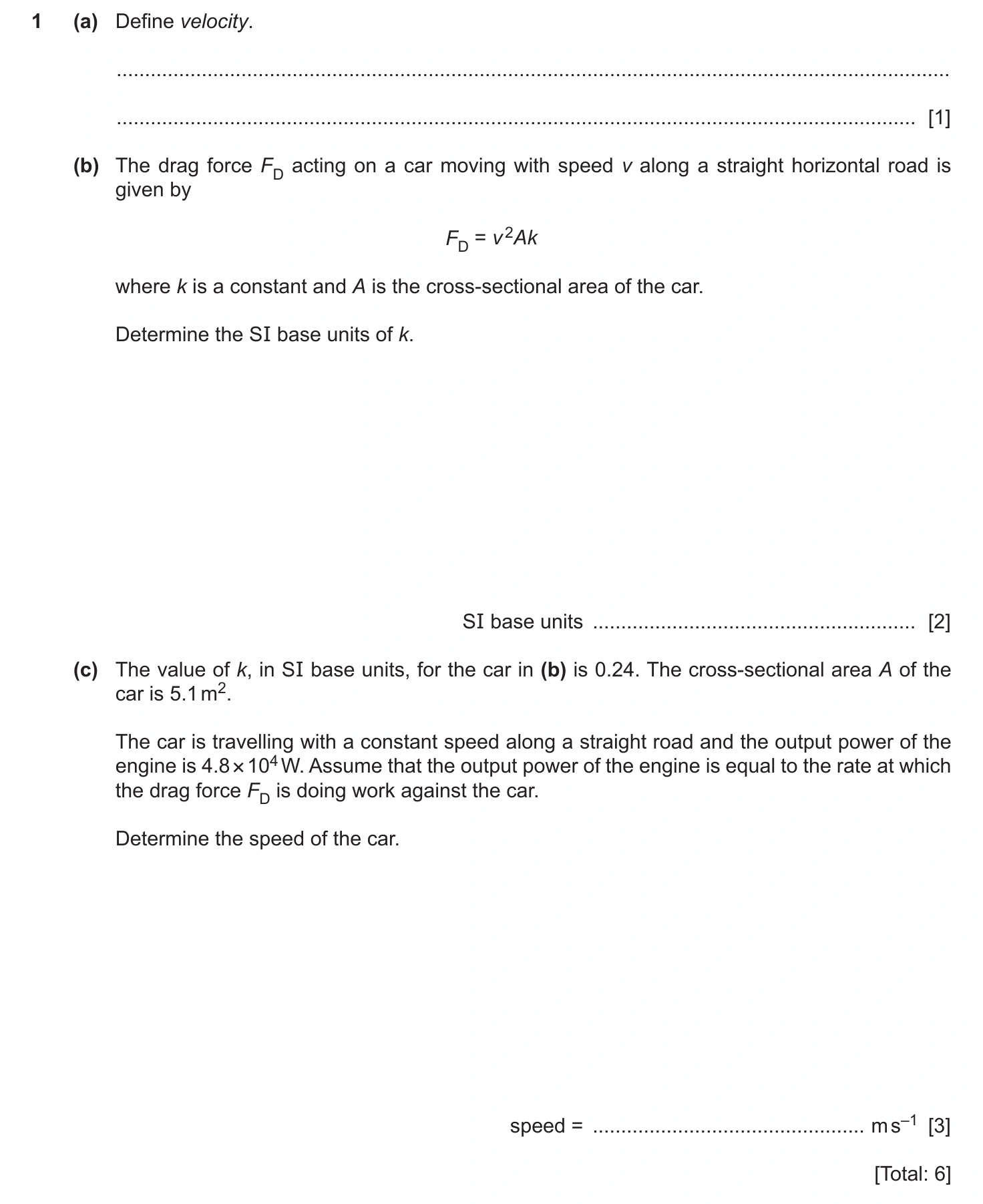 9702/22/M/J/20 question 1